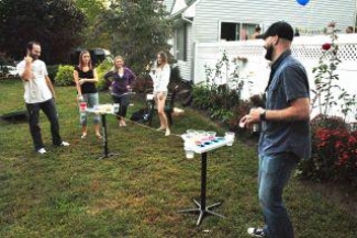 Barbeque Beer Pong Party