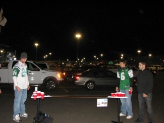 Point Pong at the Jets Game